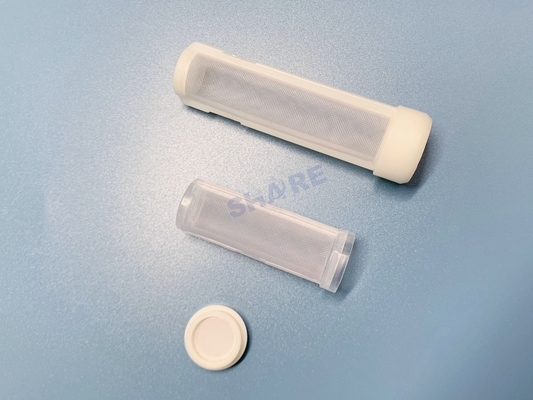 Infusion Disc Filter With Nylon Mesh 15μM White ABS OD13.0×3.6mm IV Drip Chamber