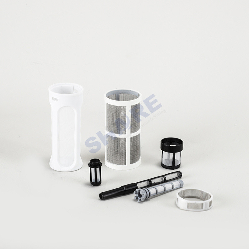 Customized Plastic Moulded Filter With Mesh Screen For Water Fuel Hydraulic Oil Chemical Liquid Air Filtration